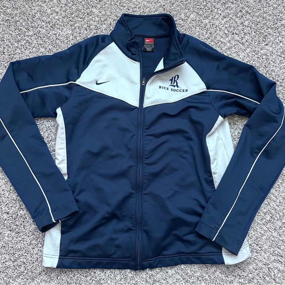Vintage Nike Rice soccer jacket